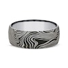 Thumbnail Image 3 of Now + Forever Men's Mokumé Gane-Look Wedding Band Tungsten Carbide 8mm