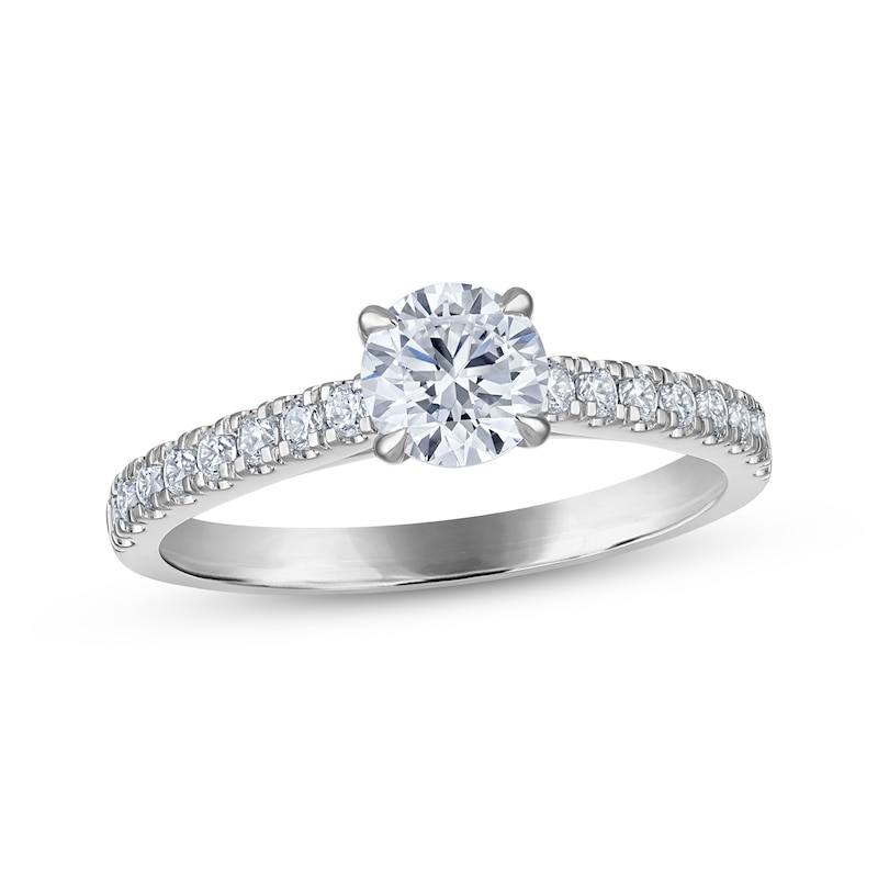 Main Image 1 of KAY Signature Collection Round-Cut Diamond Engagement Ring 1 ct tw 14K White Gold
