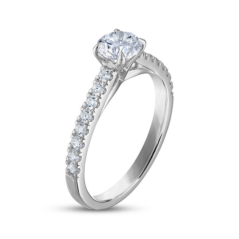 Main Image 2 of KAY Signature Collection Round-Cut Diamond Engagement Ring 1 ct tw 14K White Gold