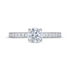 Thumbnail Image 3 of KAY Signature Collection Round-Cut Diamond Engagement Ring 1 ct tw 14K White Gold
