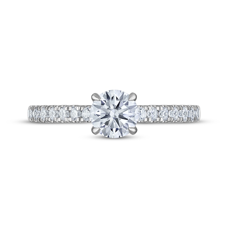 Main Image 3 of KAY Signature Collection Round-Cut Diamond Engagement Ring 1 ct tw 14K White Gold