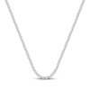 Thumbnail Image 1 of KAY Lab-Grown Diamonds Tennis Necklace 2 ct tw Sterling Silver 22"