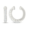 Thumbnail Image 3 of KAY Lab-Grown Diamonds Clip On Hoop Earrings 1/2 ct tw 10K White Gold