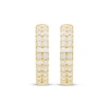 Thumbnail Image 2 of STUDIO BY KAY Lab-Grown Diamond Hoop Earrings 3/8 ct tw 24K Yellow Gold Vermeil Sterling Silver