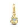 Thumbnail Image 3 of STUDIO BY KAY Pear-Shaped Swiss Bue Topaz Solitaire Charm 24K Yellow Gold Vermeil Sterling Silver