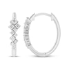 Thumbnail Image 3 of JOUJE Collection Lab-Grown Diamond Scatter Hoop Earrings 1/2 ct tw 10K White Gold