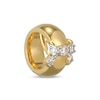 Thumbnail Image 2 of STUDIO BY KAY Lab-Grown Diamond Bow Rondelle Charm 1/15 ct tw 24K Yellow Gold Vermeil Sterling Silver