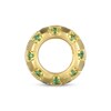 Thumbnail Image 3 of STUDIO BY KAY Lab-Created Emerald Rondelle Charm 24K Yellow Gold Vermeil Sterling Silver