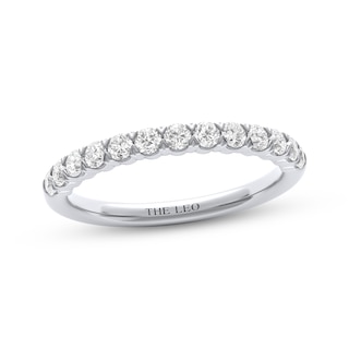 THE LEO Diamond Certified Wedding Band 1/2 ct tw 14K White Gold