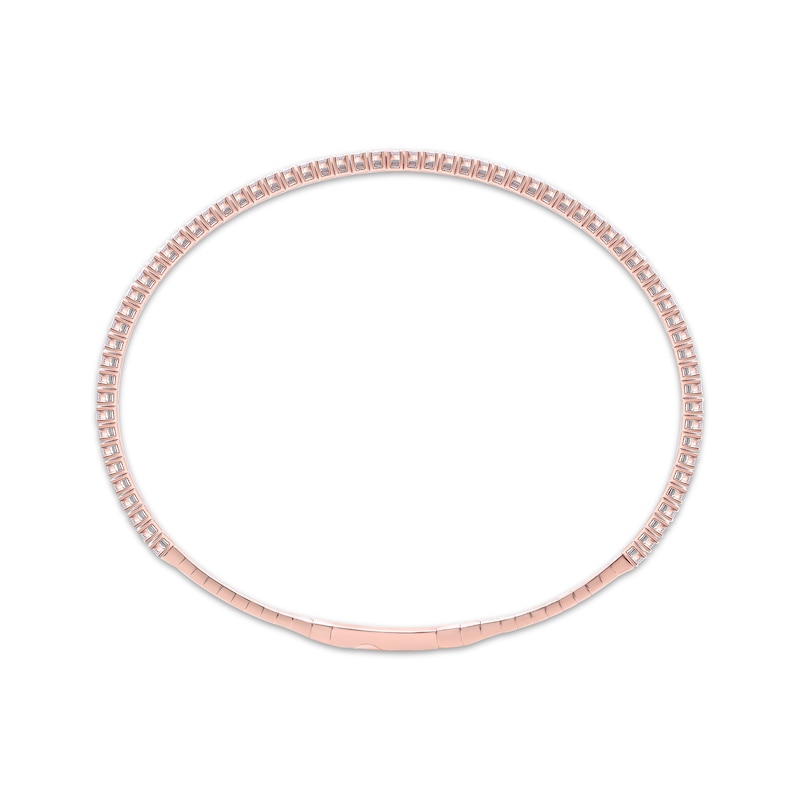 Main Image 2 of Diamond Flex Bangle Bracelet 1-1/4 ct tw 10K Rose Gold