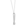Thumbnail Image 2 of KAY Lab-Grown Diamonds Drop Necklace 1/2 ct tw 14K White Gold 18"