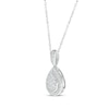 Thumbnail Image 2 of KAY Lab-Grown Diamonds Teardrop Necklace 1/3 ct tw 10K White Gold 18&quot;
