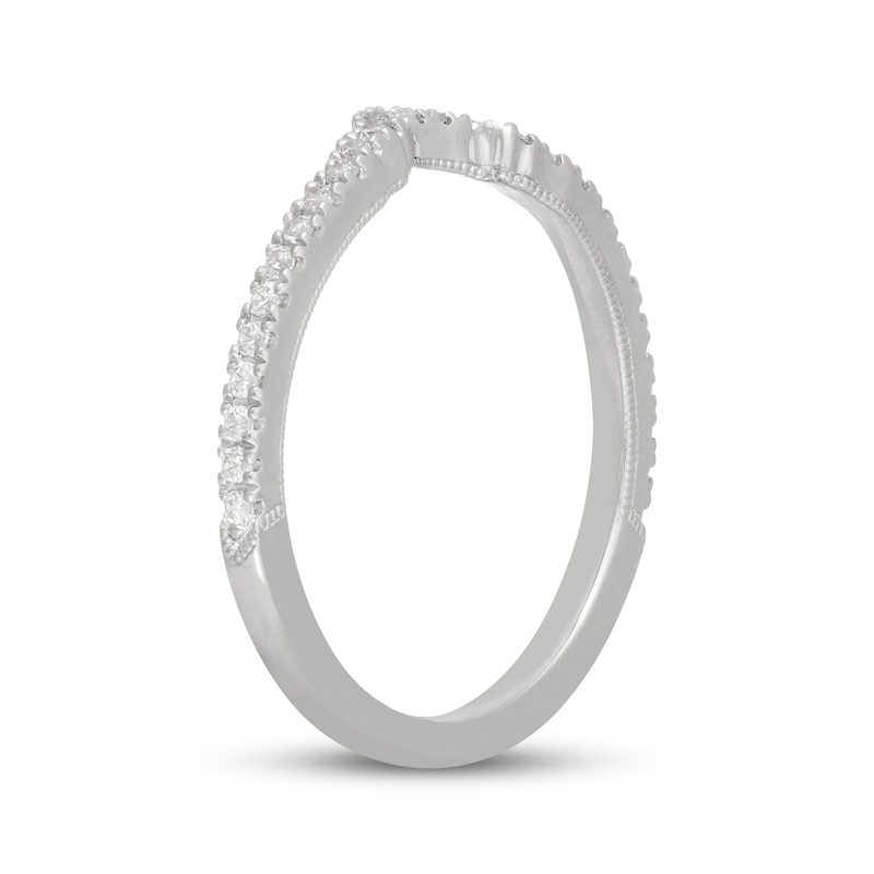 Main Image 8 of Neil Lane Diamond Contour Wedding Band 1/5 ct tw 14K White Gold
