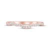 Thumbnail Image 9 of Now + Forever Diamond Contour Wedding Band 1/8 ct tw 14K Rose Gold