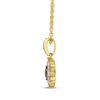 Thumbnail Image 2 of Le Vian Sunflower Necklace 7/8 ct tw Diamonds 14K Honey Gold 19&quot;