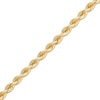 Thumbnail Image 2 of Silk Rope Chain 4.5mm Solid 10K Yellow Gold 22&quot;