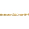 Thumbnail Image 3 of Silk Rope Chain 4.5mm Solid 10K Yellow Gold 22&quot;