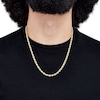 Thumbnail Image 5 of Silk Rope Chain 4.5mm Solid 10K Yellow Gold 22&quot;