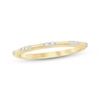 Thumbnail Image 1 of Now + Forever Diamond Trio Station Anniversary Ring 1/10 ct tw 10K Yellow Gold