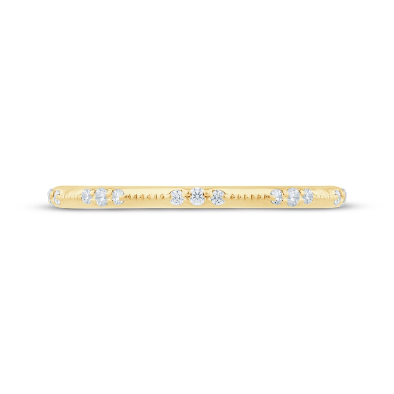 Main Image 3 of Now + Forever Diamond Trio Station Anniversary Ring 1/10 ct tw 10K Yellow Gold