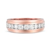 Thumbnail Image 4 of Now + Forever Men's Diamond Wedding Band 1 ct tw 10K Rose Gold