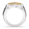 Thumbnail Image 2 of True Fans Cincinnati Bengals Championship Ring Sterling Silver & 10K Yellow Gold Ring