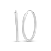 Thumbnail Image 1 of Polished Endless Hoop Earrings 14K White Gold 13mm