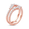 Thumbnail Image 2 of Now + Forever Marquise & Round-Cut Diamond Enhancer Ring 3/4 ct tw 14K Rose Gold