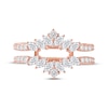 Thumbnail Image 3 of Now + Forever Marquise & Round-Cut Diamond Enhancer Ring 3/4 ct tw 14K Rose Gold