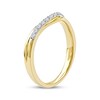 Thumbnail Image 2 of Now + Forever Diamond Contour Anniversary Ring 1/6 ct tw 10K Yellow Gold