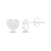 Thumbnail Image 1 of Diamond Heart Stud Earrings 1/20 ct tw Sterling Silver
