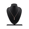 Thumbnail Image 5 of Multi-Diamond Quad Teardrop Necklace 1/5 ct tw 10K Rose Gold 18&quot;