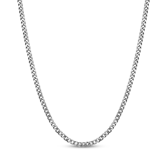 Curb Chain Necklace 6mm Solid Stainless Steel 22"