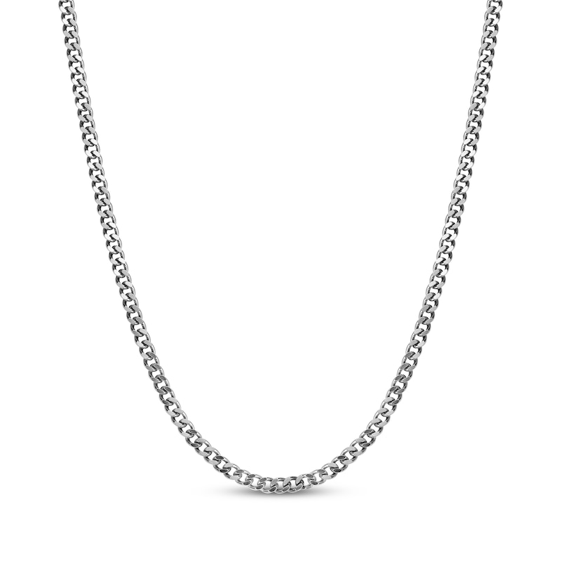 Main Image 1 of Curb Chain Necklace 6mm Solid Stainless Steel 22&quot;