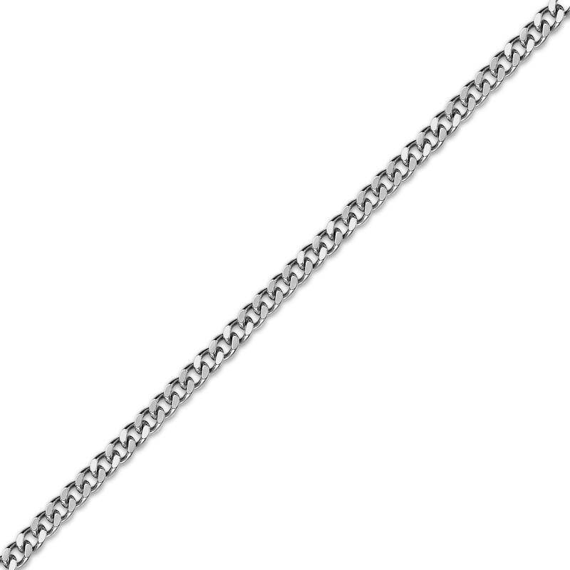 Main Image 2 of Curb Chain Necklace 6mm Solid Stainless Steel 22&quot;