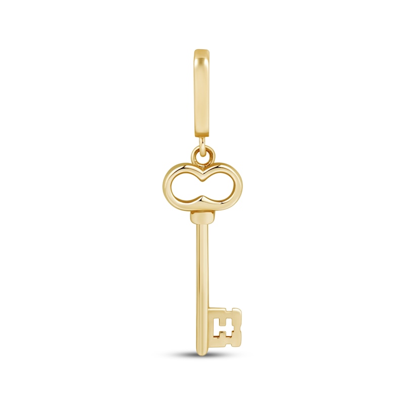 Main Image 1 of Charmed Memories Key Charm 10K Yellow Gold