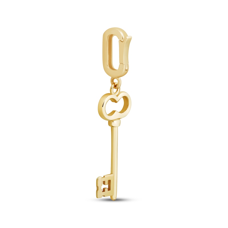 Main Image 3 of Charmed Memories Key Charm 10K Yellow Gold