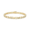 Thumbnail Image 1 of Men's Link Bracelet 18K Yellow Gold-Plated Sterling Silver 8.5"