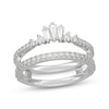 Thumbnail Image 1 of Neil Lane Artistry Baguette & Round-Cut Lab-Grown Diamond Enhancer Ring 5/8 ct tw 14K White Gold