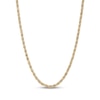 Thumbnail Image 1 of 2.46mm Rope & Box Chain Necklace Hollow 10K Two-Tone Gold 20"