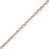 Thumbnail Image 2 of 2.46mm Rope & Box Chain Necklace Hollow 10K Two-Tone Gold 20"