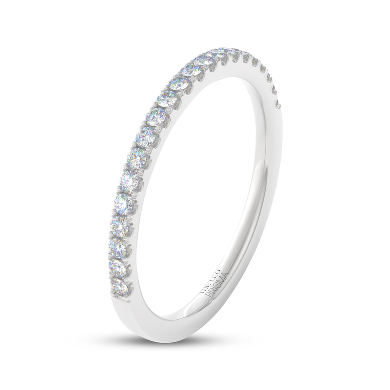 Main Image 2 of THE LEO Prisma Diamond Wedding Band 1/4 ct tw 14K White Gold