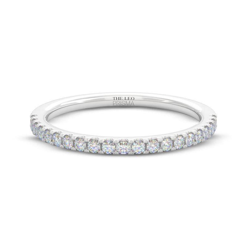 Main Image 3 of THE LEO Prisma Diamond Wedding Band 1/4 ct tw 14K White Gold