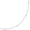Thumbnail Image 2 of KAY Lab-Grown Diamonds Bezel-Set Station Necklace 1/2 ct tw 10K White Gold 18"