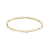 Thumbnail Image 1 of 4mm Paperclip Chain Bracelet Hollow 10K Yellow Gold 7.5"