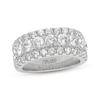 Thumbnail Image 1 of THE LEO Legacy Lab-Grown Diamond Three-Row Anniversary Ring 3 ct tw 14K White Gold