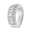 Thumbnail Image 2 of THE LEO Legacy Lab-Grown Diamond Three-Row Anniversary Ring 3 ct tw 14K White Gold