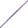 Thumbnail Image 3 of STUDIO BY KAY Amethyst Graduated Line Necklace Sterling Silver 18"