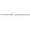 Thumbnail Image 4 of STUDIO BY KAY Amethyst Graduated Line Necklace Sterling Silver 18"