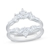 Thumbnail Image 1 of Now + Forever Lab-Grown Diamonds Marquise, Round & Baguette-Cut Enhancer Ring 1 ct tw 14K White Gold